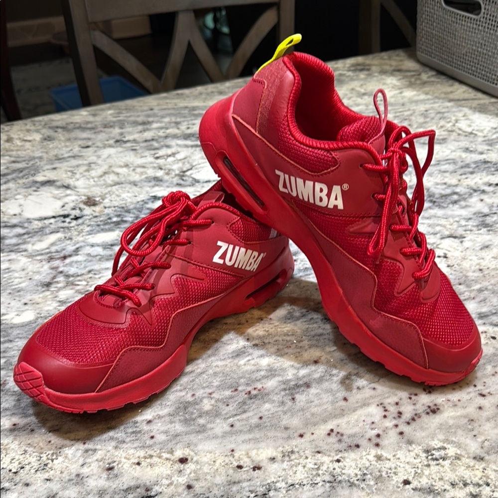 Like NEW! Zumba Red Athletic Sneakers